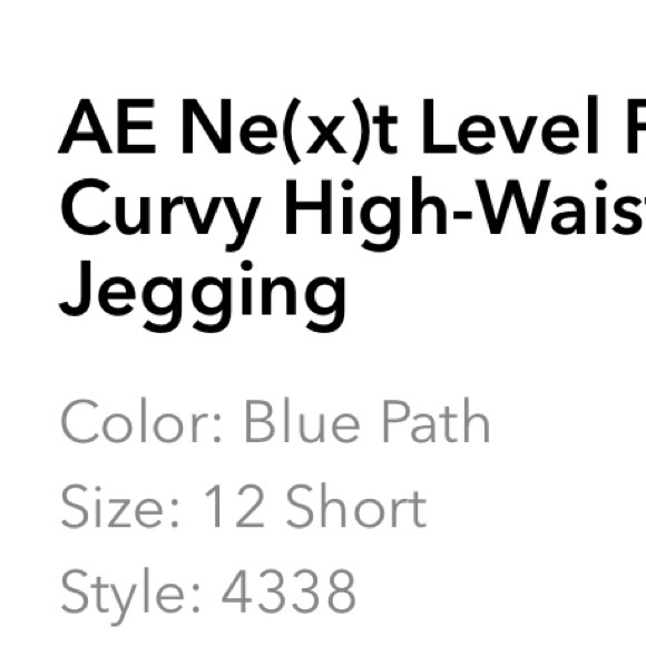 AE Ne(x)t Level Patched Curvy High-Waisted Jegging - Picture 3 of 4